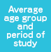 Average age group and period of study